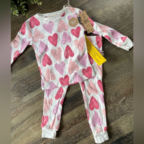 Rabbit + Bear Other - NWT Rabbit + Bear Organic Cotton Long John PJs, 2T.
